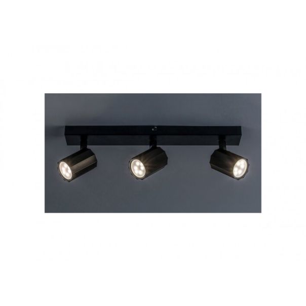 Rabalux Plafonjera Rogelio GU10 3X MAX 5W mat crno (73025) - RAS002709A00000