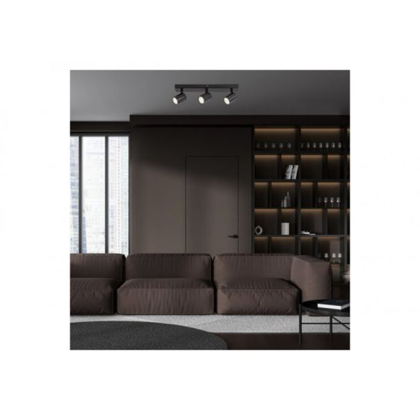 Rabalux Plafonjera Rogelio GU10 3X MAX 5W mat crno (73025) - RAS002709A00000