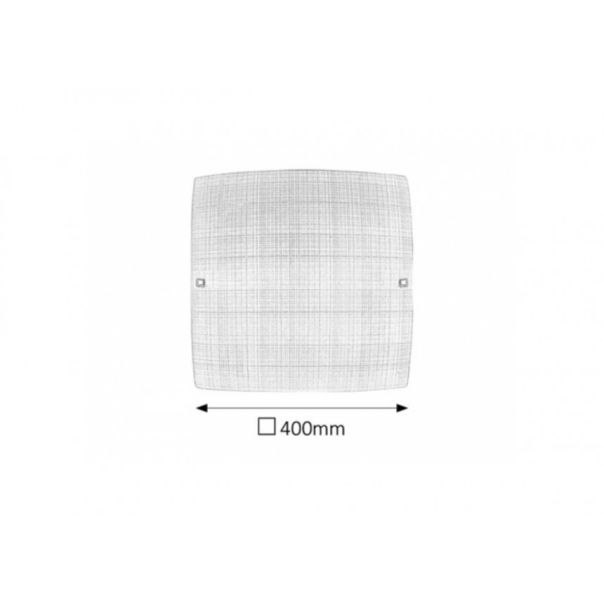 Rabalux Plafonjera Scottie E27 2x MAX 60W beli sa motivima (3889) - 3889