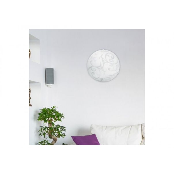 Rabalux Plafonjera Scroll E27 1x MAX 60W bela (1845) - 1845