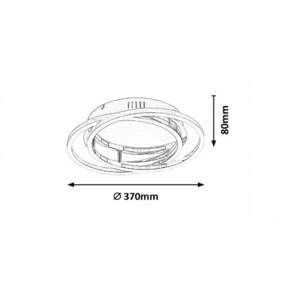 Rabalux Plafonjera Selena LED 30W hrom (2184) - 2184