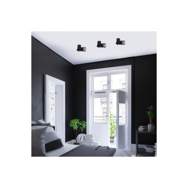 Rabalux Plafonjera Senobia GU10 1x MAX 35W crna (73032) - RAS002579A00000