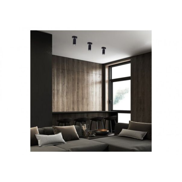 Rabalux Plafonjera Senobia GU10 1x MAX 35W crna (73033) - RAS002539A00000