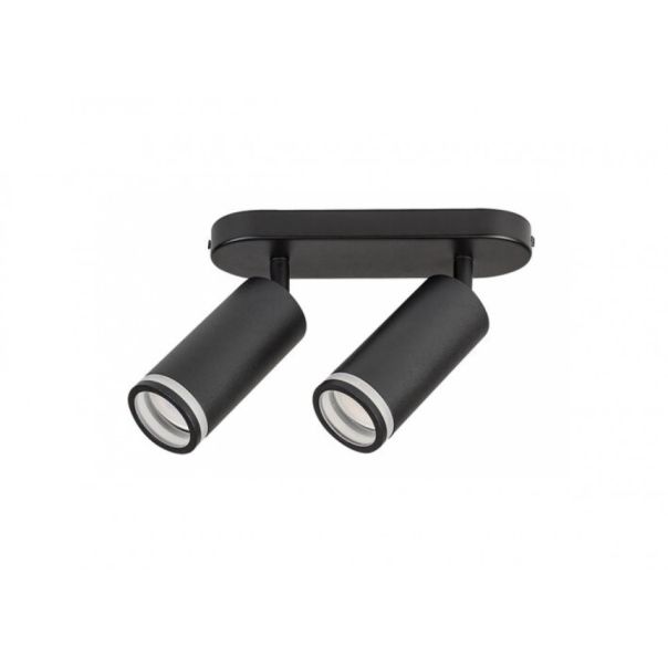 Rabalux Plafonjera Senobia GU10 2x MAX 35W crna (73034) - RAS002533A00000