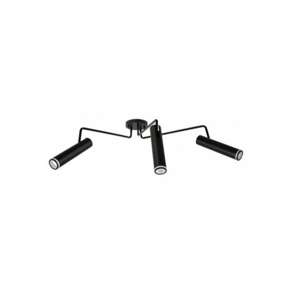 Rabalux Plafonjera Senobia GU10 3x MAX 35W crna (73039) - RAS002721A00000