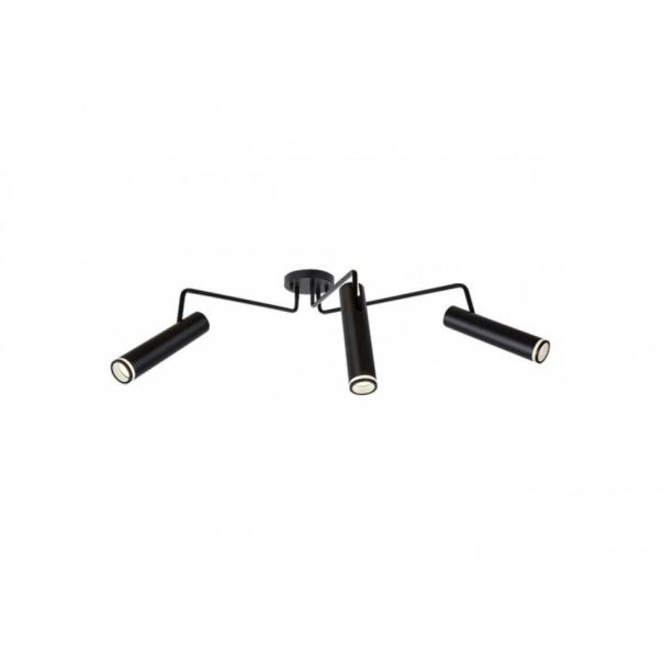 Rabalux Plafonjera Senobia GU10 3x MAX 35W crna (73039) - RAS002721A00000