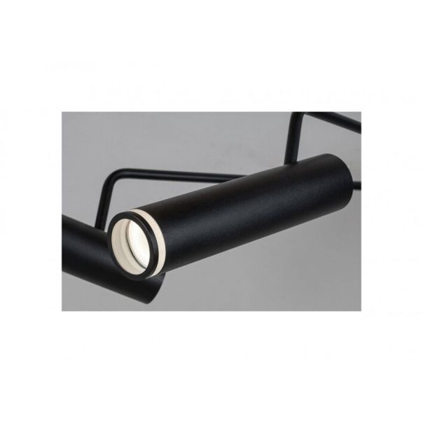 Rabalux Plafonjera Senobia GU10 5x MAX 35W crna (73040) - RAS002543A00000