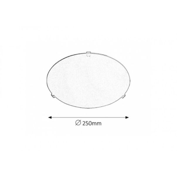 Rabalux Plafonjera Simple E27 1x MAX 60W opal staklo (1803) - 1803-1