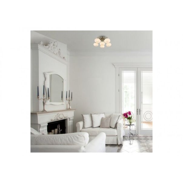 Rabalux Plafonjera Sorina E14 6x MAX 40W antik mesing (3918) - 3918