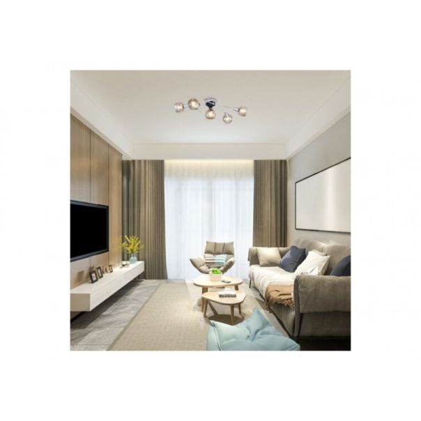 Rabalux Plafonjera Tamara E14 5x MAX 40W hrom (5349) - 5349