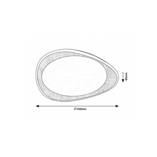 Rabalux Plafonjera Tamino LED 24W bukva (2427) - 2427-1