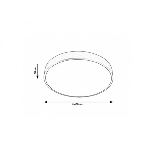 Rabalux Plafonjera Tesia LED 36W srebrna (3315) - 3315