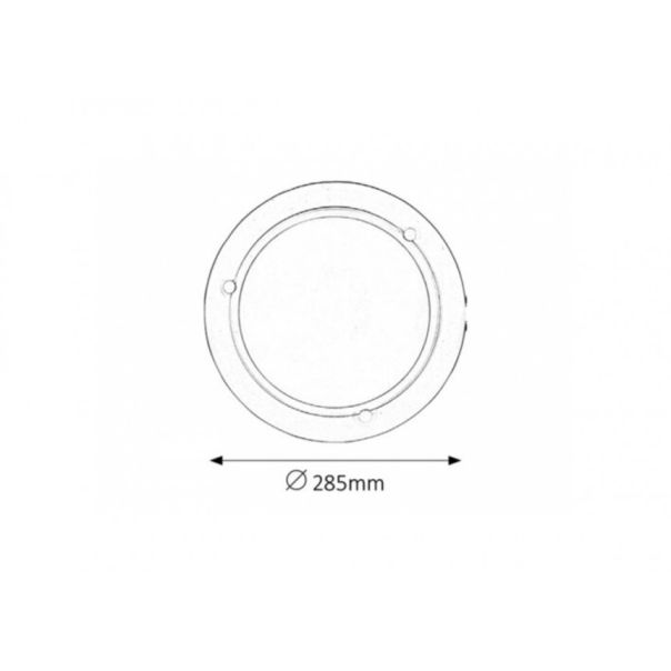 Rabalux Plafonjera Ufo E27 1x MAX 60W bela (5101) - 5101-1