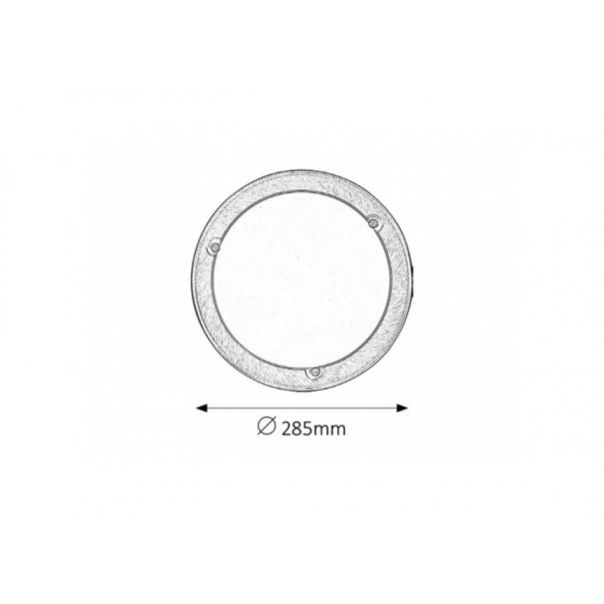 Rabalux Plafonjera Ufo E27 1x MAX 60W bronzana (5203) - 5203