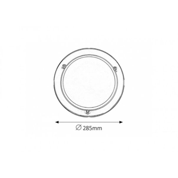 Rabalux Plafonjera Ufo E27 1x MAX 60W hrom (5113) - 5113