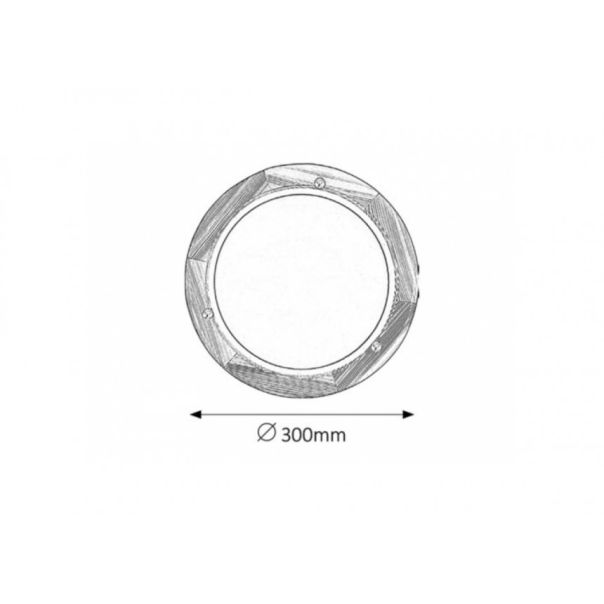 Rabalux Plafonjera Ufo E27 1x MAX 60W natur (5411) - 5411