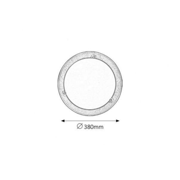 Rabalux Plafonjera Ufo E27 2x MAX 60W bronzana (5233) - 5233