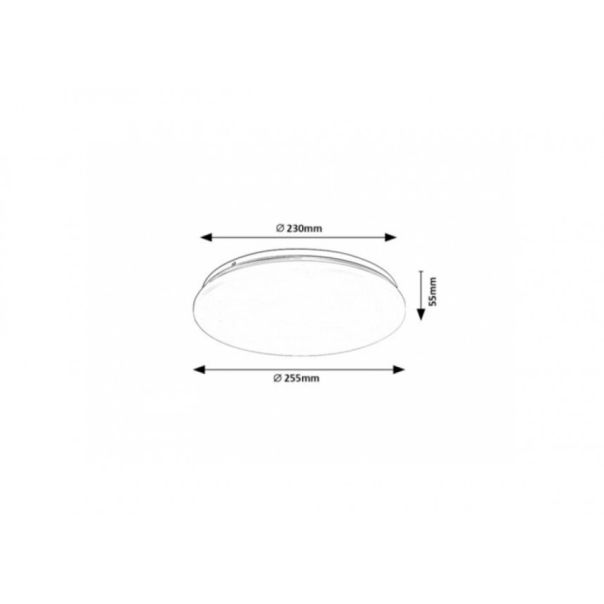 Rabalux Plafonjera Vendel LED 12W bela (71101) - 71101