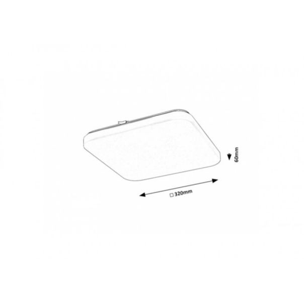 Rabalux Plafonjera Vendel LED 18W bela (71108) - 71108