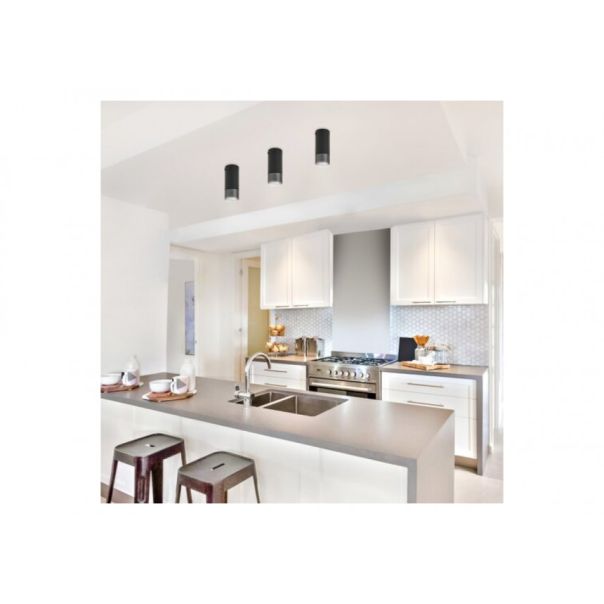 Rabalux Plafonjera Zircon GU10 1X MAX 5W mat crno (5074) - 5074