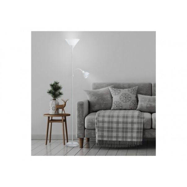 Rabalux Podne lampe Action E27 1x MAX 100 + E14 1x MAX 25W bela (4061) - 4061