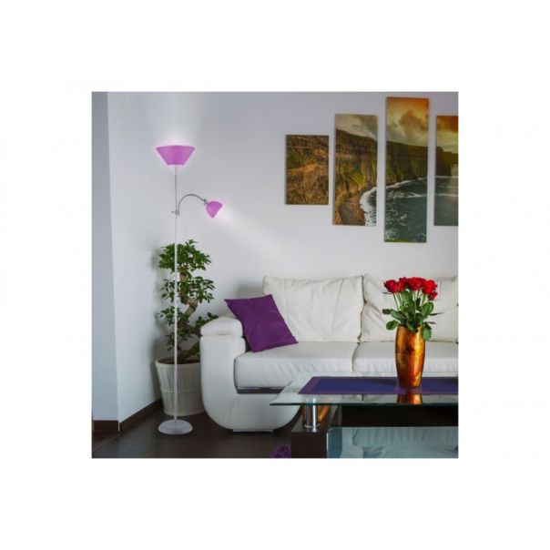 Rabalux Podne lampe Action E27 1x MAX 100 + E14 1x MAX 25W srebrna (4020) - 4020