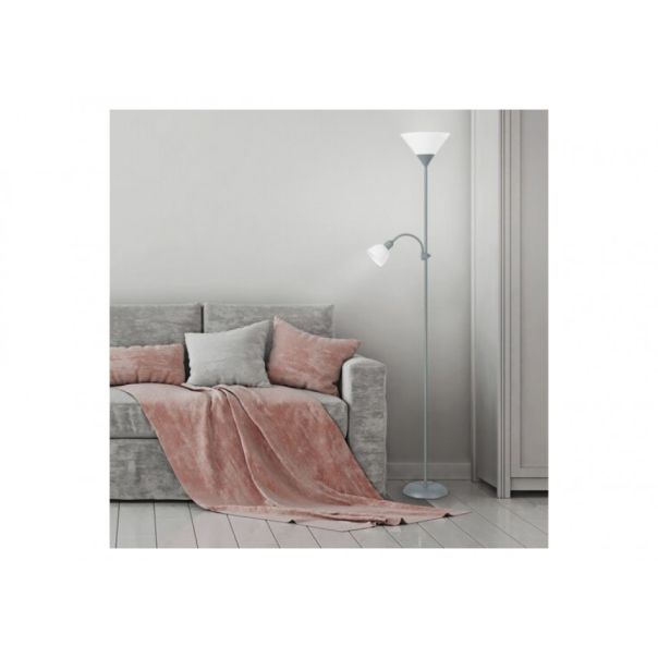 Rabalux Podne lampe Action E27 1x MAX 100 + E14 1x MAX 25W srebrna (4028) - 4028