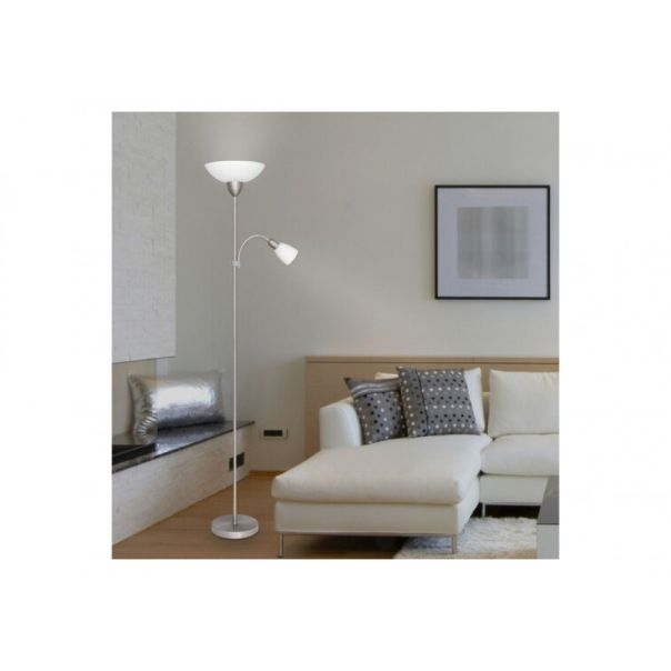 Rabalux Podne lampe Diana E27 G45 1x MAX 60 + E14 1x MAX 40W brušeni hrom (4067) - 4067