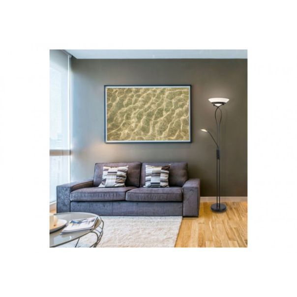 Rabalux Podne lampe Gamma Trend E27 2x MAX 15 + G9 1x MAX 40W mat crno (4554) - 4554