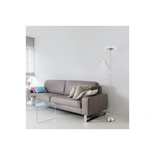 Rabalux Podne lampe Vlasta LED 18 LED 5W brušeni hrom (7006) - 7006