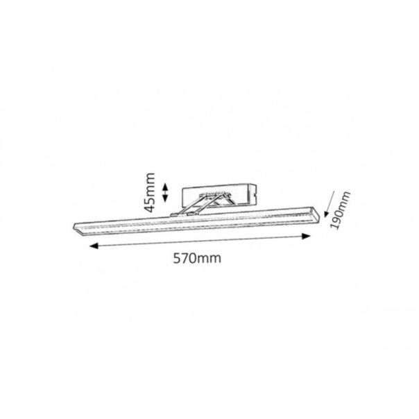 Rabalux Rasveta za slike Picture slim LED 12W hrom (3908) - 3908