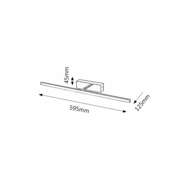Rabalux Rasveta za slike Picture slim LED 12W hrom (3910) - 3910-1