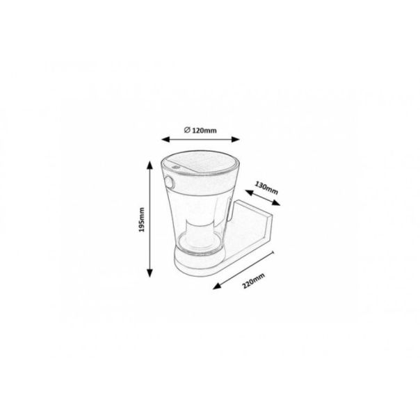 Rabalux Solarna rasveta Angers LED 3W sivo (77037) - 77037