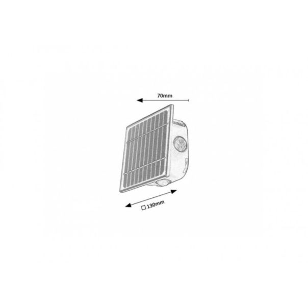 Rabalux Solarna rasveta Emmen LED 05W crna (77034) - 77034