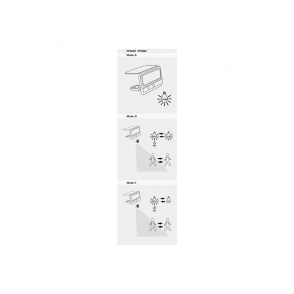 Rabalux Solarna rasveta Flaxton LED 7W crna (77040) - 77040