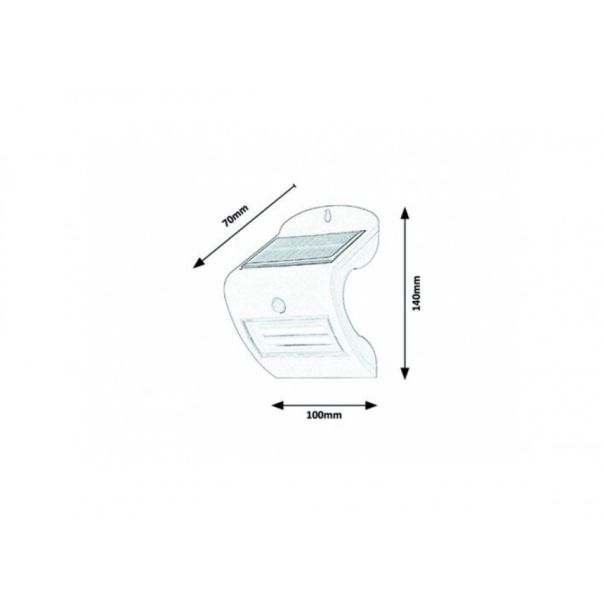 Rabalux Solarna rasveta Opava LED 2W bela (7970) - 7970