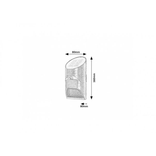 Rabalux Solarna rasveta Sepik LED 36W crna (77013) - 77013