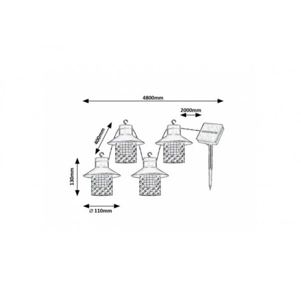 Rabalux Solarna rasveta Ximpu LED 01W crna (77003) - 77003