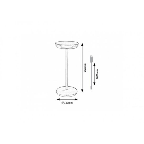 Rabalux Spoljna dekorativna rasveta Konin LED 6W karamela (77089) - 77089