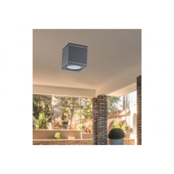 Rabalux Spoljna plafonska rasveta Akron GU10 1x MAX 35W antracit siva (8149) - 8149