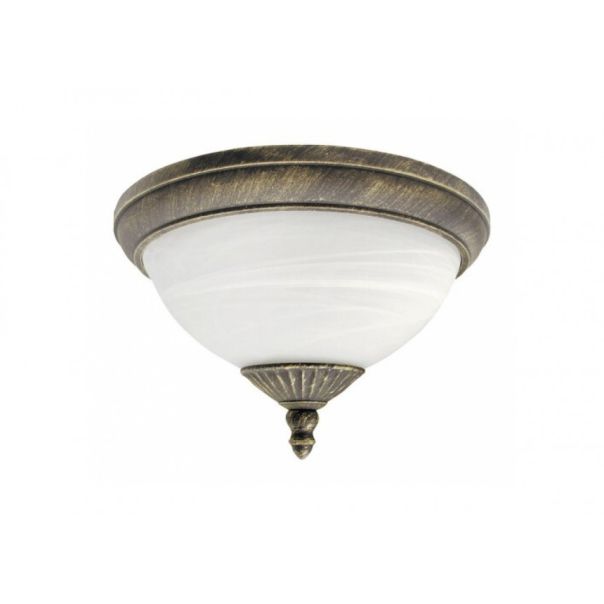 Rabalux Spoljna plafonska rasveta Madrid E27 2x MAX 40W antično zlato (8377) - 8377-1