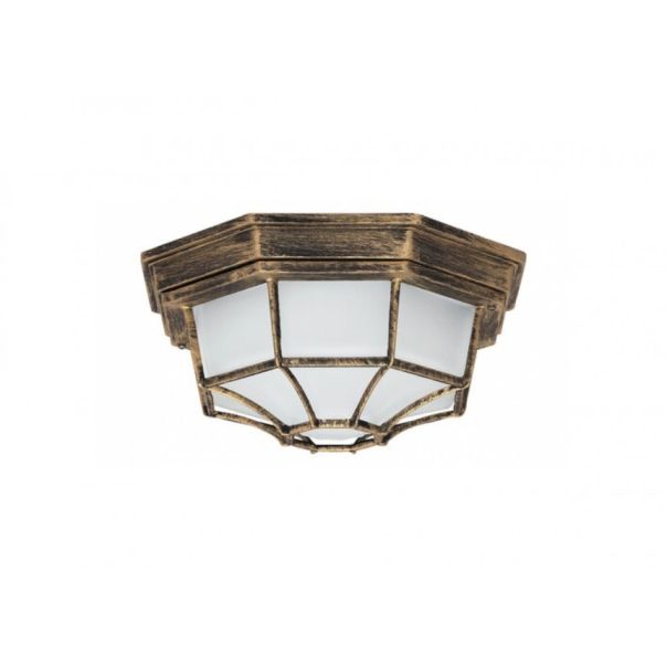 Rabalux Spoljna plafonska rasveta Milano E27 1x MAX 100W antično zlato (8376) - 8376-1