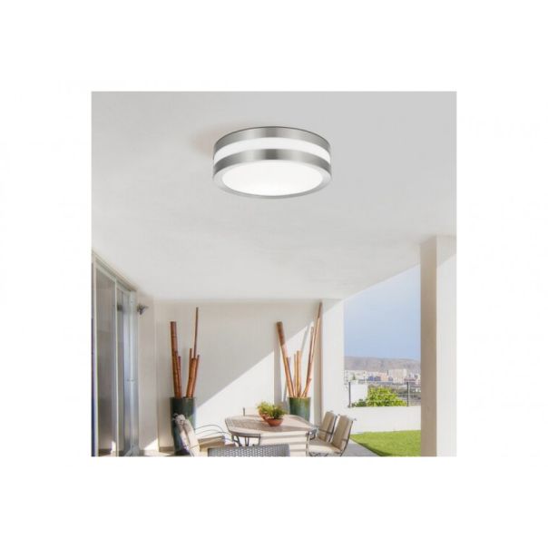 Rabalux Spoljna plafonska rasveta Stuttgart E27 2x MAX 11W brušeni hrom (8220) - 8220