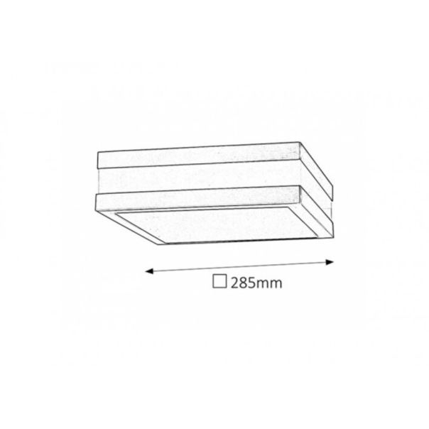 Rabalux Spoljna plafonska rasveta Stuttgart E27 2x MAX 11W brušeni hrom (8227) - 8227