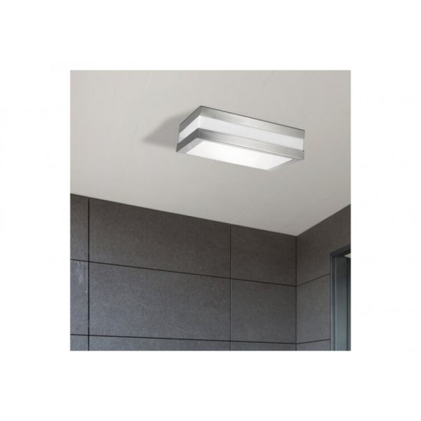 Rabalux Spoljna plafonska rasveta Stuttgart E27 2x MAX 11W brušeni hrom (8227) - 8227