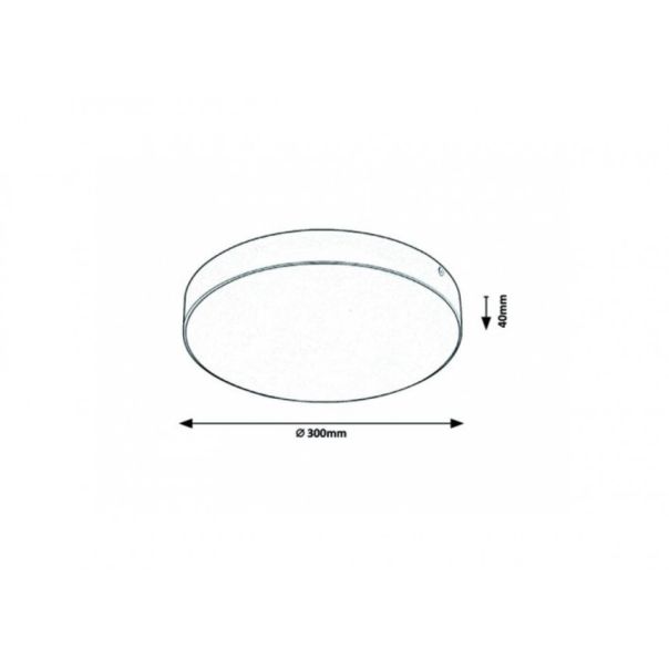 Rabalux Spoljna plafonska rasveta Tartu LED 24W mat belo (7894) - 7894
