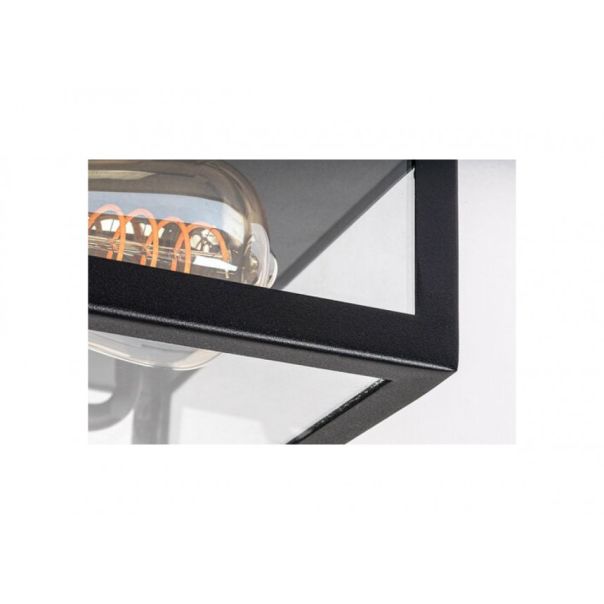 Rabalux Spoljna plafonska rasveta Zaton E27 2x MAX 60W mat crno (7070) - 7070-1