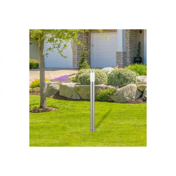 Rabalux Spoljna podna rasveta Inox torch E27 1x MAX 25W brušeni hrom (8265) - 8265-1