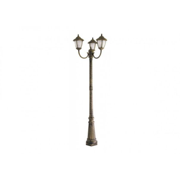 Rabalux Spoljna podna rasveta Madrid E27 3x MAX 60W antično zlato (8379) - 8379