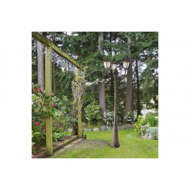 Rabalux Spoljna podna rasveta Madrid E27 3x MAX 60W antično zlato (8379) - 8379